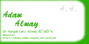 adam almay business card